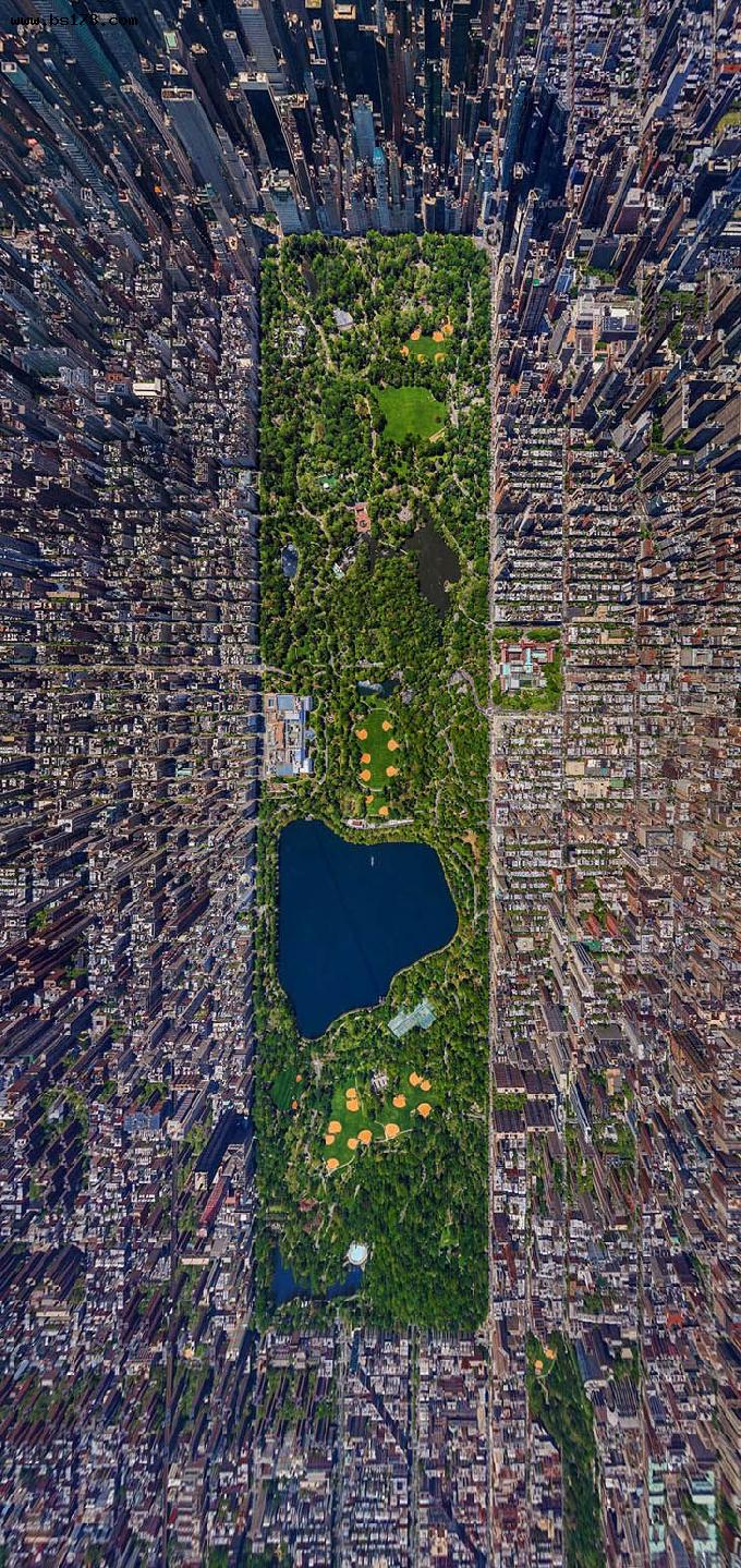 15个大城市的鸟瞰图,带你换个角度看世界,太震撼了